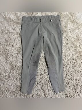 Women’s Size 34R Tan Romfh Knee Patch Horseback Riding Breeches